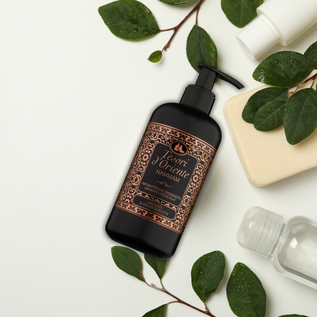 Tesori d'Oriente Liquid Soap Hammam with Argan Oil & Orange Blossom, 300 ml