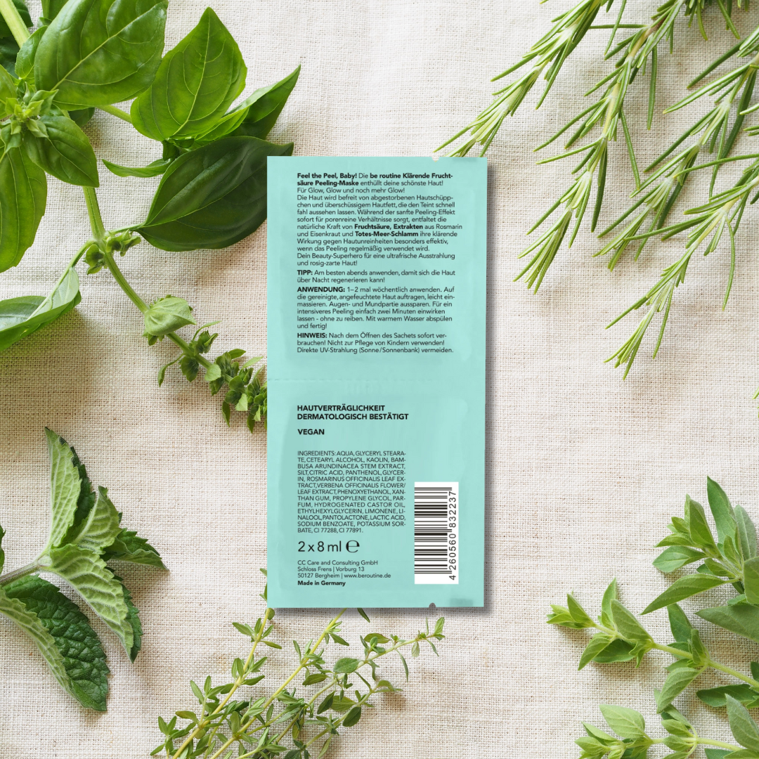 be routine Clarifying Fruit Acid Face Mask (2x8 ml), 16 ml