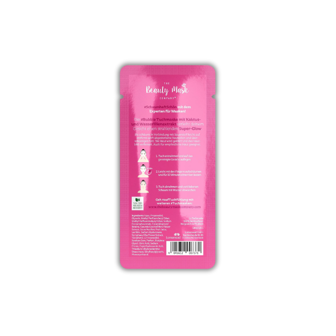 Sheet Mask Bubble Glow Crazy Cactus, 1 pc