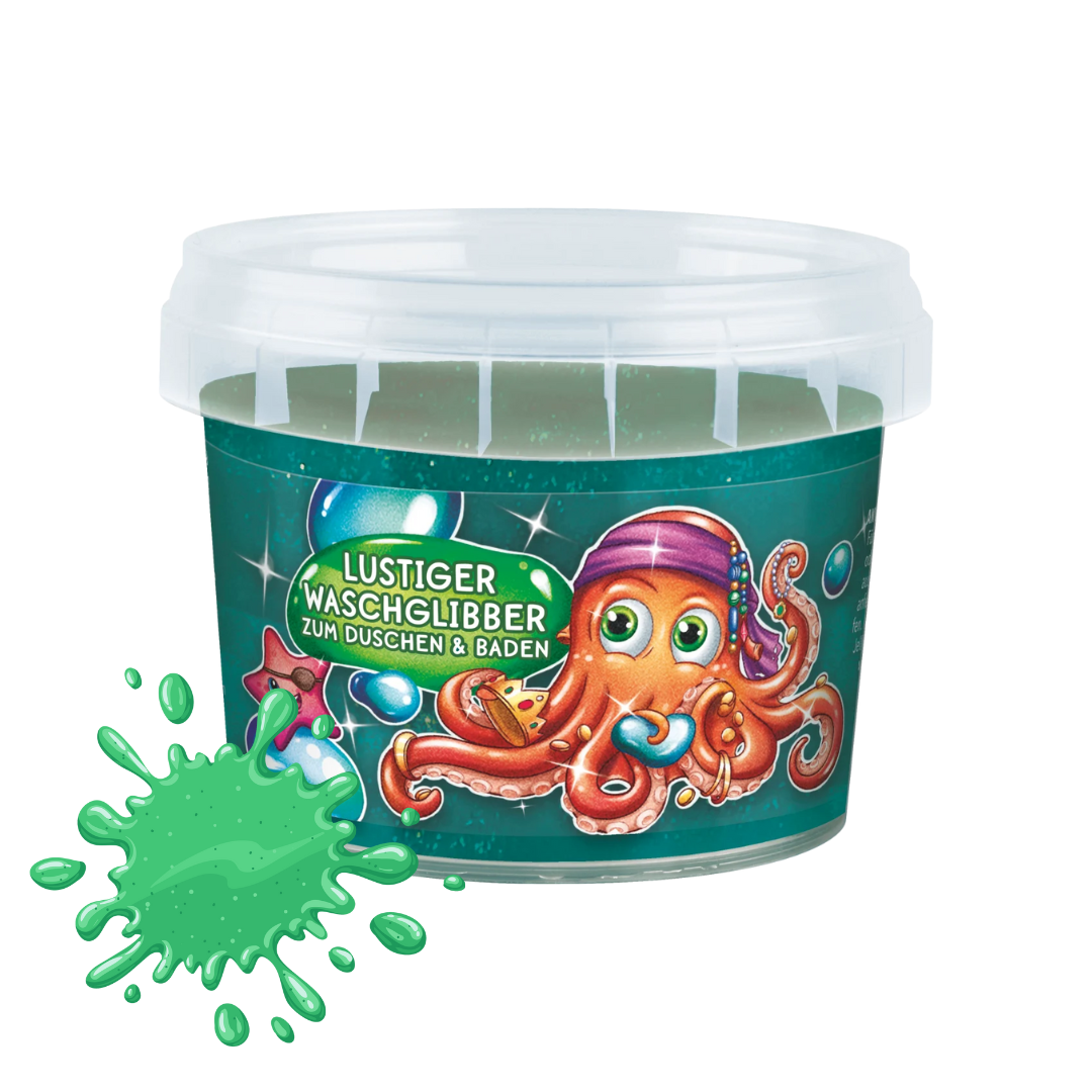 tetesept Kids Bath Additive Shower & Bath Jelly Kraken Treasure, 100 g