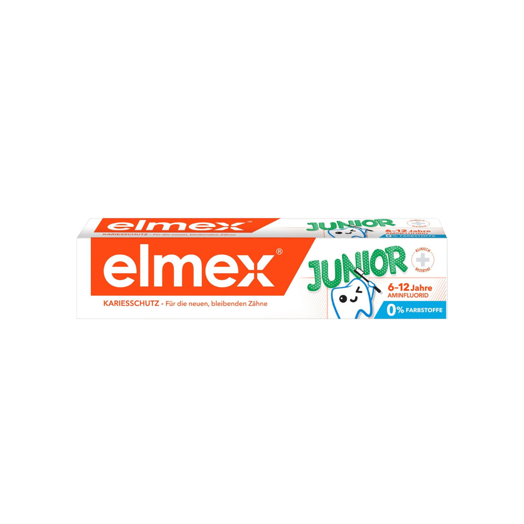 elmex Children's Junior Toothpaste, Ages 6 to 12, 75 ml