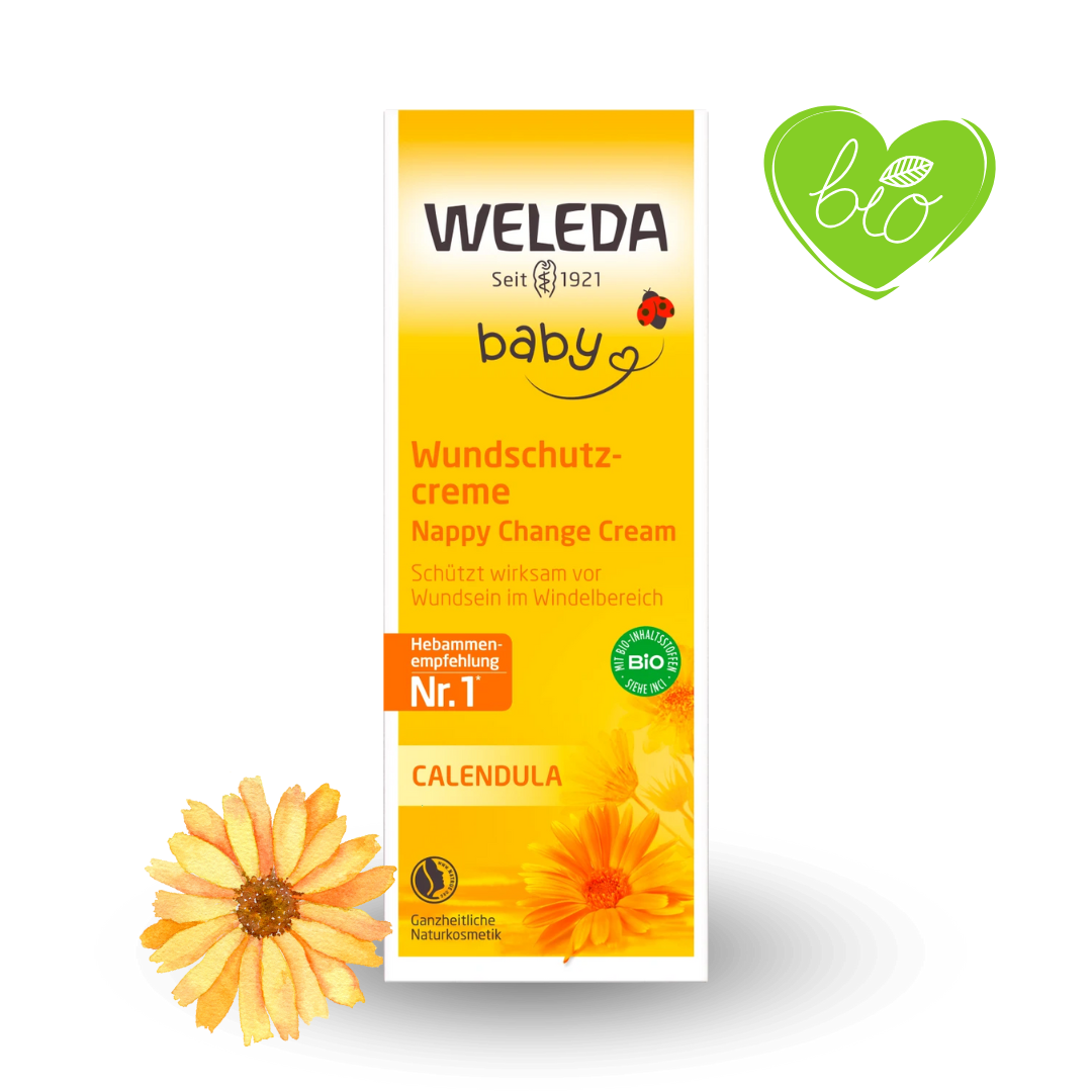 Weleda Baby Diaper Rash Cream Calendula, 75 ml