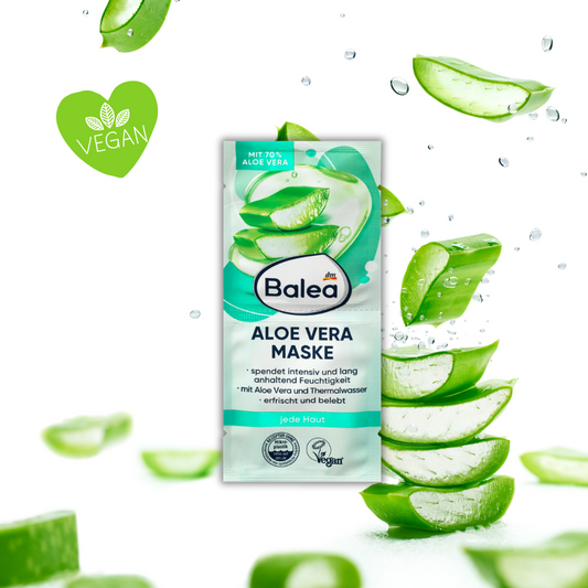 Balea Face Mask Aloe Vera (2x8 ml), 16 ml