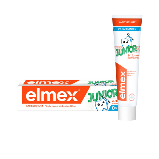 elmex Children's Junior Toothpaste, Ages 6 to 12, 75 ml