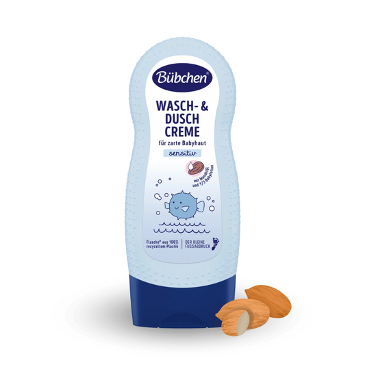 Bübchen Baby Wash & Shower Cream sensitive, 230 ml.