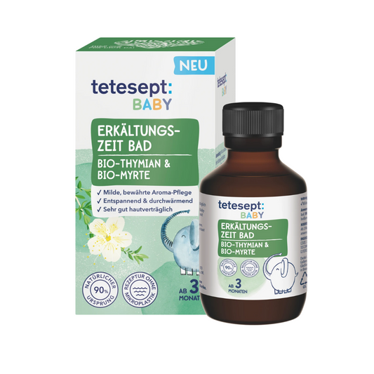 tetesept Baby Cold Season Bath with Thyme & Myrtle, 100 ml